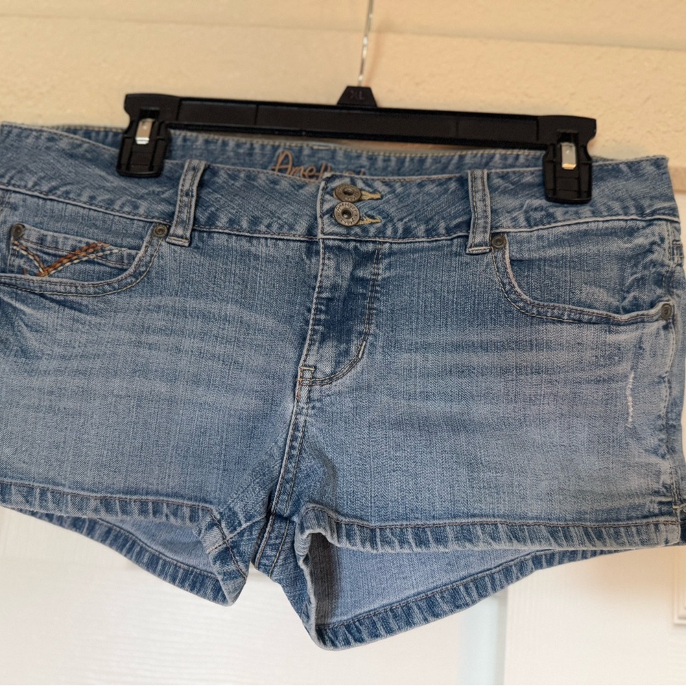Amethyst Blue Denim Shorts